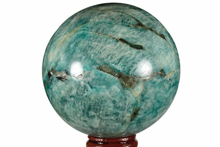 Chatoyant, Polished Amazonite Sphere - Madagascar #183263